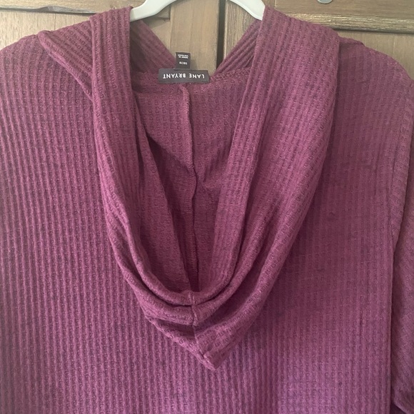 NEW✨LANE BRYANT Waffle Hoodie - Picture 8 of 9